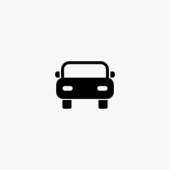 car icon. car vector icon on white background