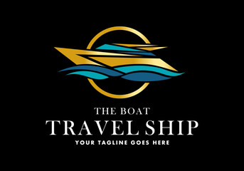 Logo Travel Ship For Travel And Tourism