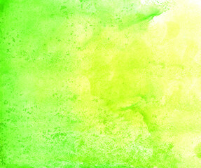 Watercolor abstract light green color background with texture. Hand drawn illustration