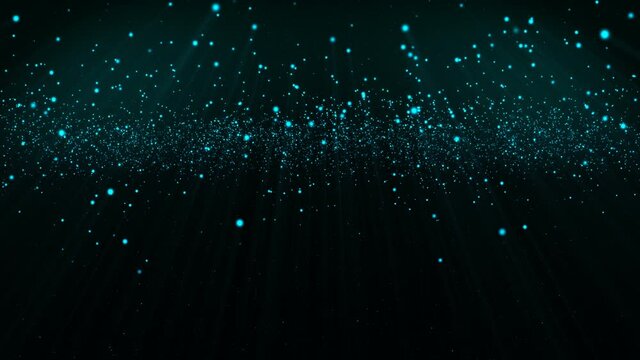 Faling Blue Particles