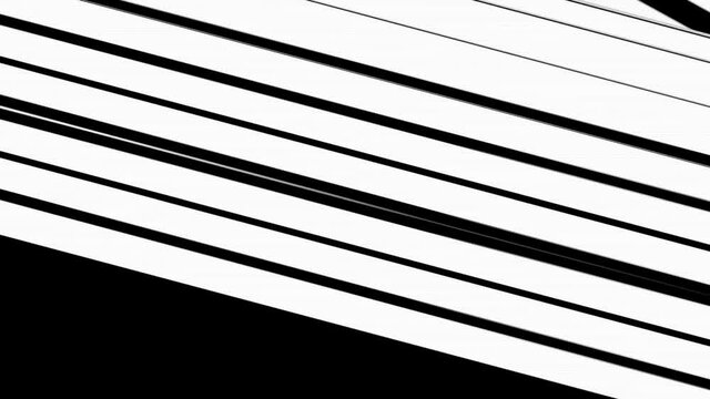 Abstract background with black and white stripes. 