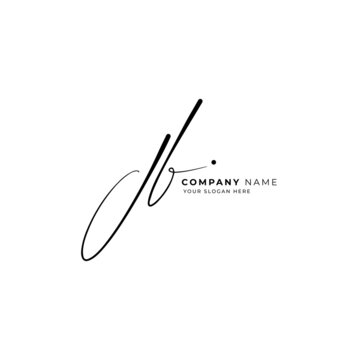 JB Initial letters signature logo or handwritten logo monogram
