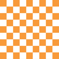seamless checkered mesh pattern repeating square background orange plaid
