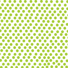 green Polka Dots Fabric Abstract Pattern Background Vector