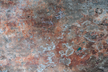 Background of old painted wall, closeup texture