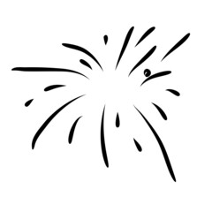 vector hand drawn starburst. hand drawn explosion frame