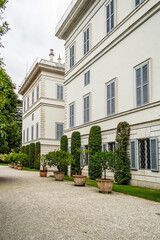 Fototapeta na wymiar View on Villa Melzi, Bellagio. Lake Como - Lombardy