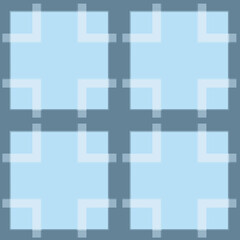 Blue Color Tones Geometric Pattern Eight