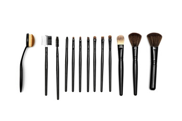 brush for make-up isolated on white background