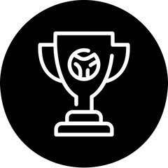 trophy glyph icon
