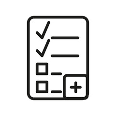 Outline Vector Icon Related Edit, Register, Subscription, Subscribe, Document