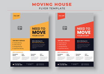 Moving House Flyer Templates, Need To Move Flyer, Moving Made Fast And Simple Flyer