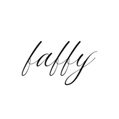 faffy signature logo 