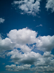 blue sky with clouds