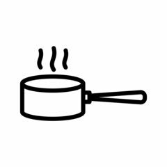 Sauce Pan Icon Design Vector Template Illustration Sign And Symbol
