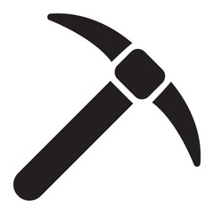 pickaxe glyph icon