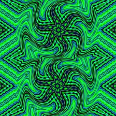 Abstract Green & Blue Swirling Fractal Stars - catch a falling star or 2 with this groovy pattern. You&rsquo;ll peacefully melt into the relaxing pattern&hellip;