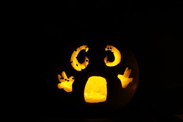 Calabaza asustada