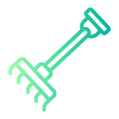 Fork gradient icon