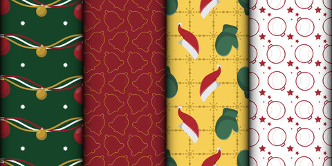 Christmas Seamless Pattern Collection
