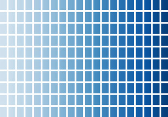 Fototapeta premium Fondo azul degradado con cuadrícula. Mosaico en degradado azul