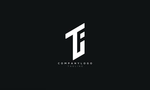 TUF, TIF, TFI, TI, Abstract initial monogram letter alphabet logo design