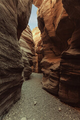 Red canyon near Eilat city