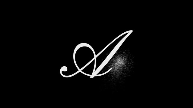 abstract notes and reveal a letter