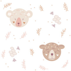 pattern with teddy bears