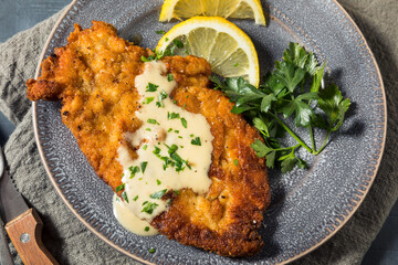 Homemade German Chicken Schnitzel