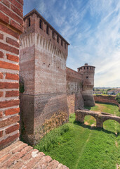 Fototapeta na wymiar Borgo di Soncino e il suo Castello - Lombardia