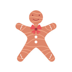 cartoon gingerbread man