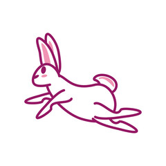 jumping rabbit icon
