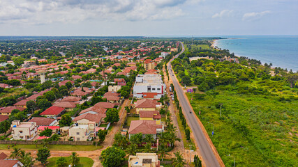 The Gambia, located at the western part of Africa, beautiful landscaping with so many beach views 