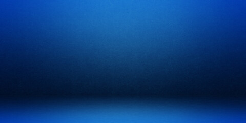 Blue background, abstract wall studio room, can be used to present your product
