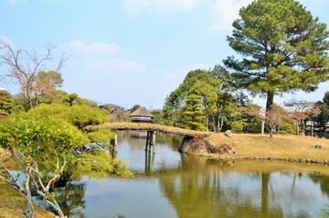 Fototapeta premium 旧津山藩別邸庭園（衆楽園）
