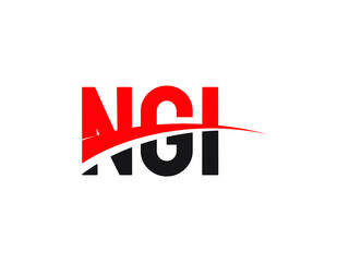 NGI Letter Initial Logo Design Vector Illustration