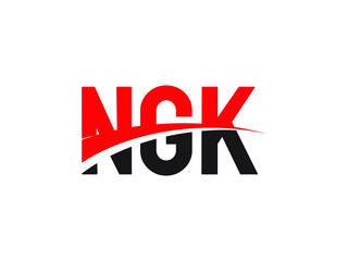 NGK Letter Initial Logo Design Vector Illustration