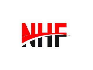 NHF Letter Initial Logo Design Vector Illustration