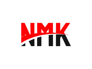 NMK Letter Initial Logo Design Vector Illustration