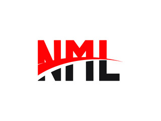 NML Letter Initial Logo Design Vector Illustration