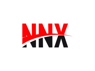 NNX Letter Initial Logo Design Vector Illustration