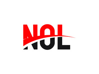 NOL Letter Initial Logo Design Vector Illustration