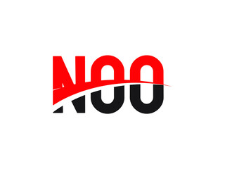 NOO Letter Initial Logo Design Vector Illustration