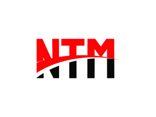 NTM Letter Initial Logo Design Vector Illustration