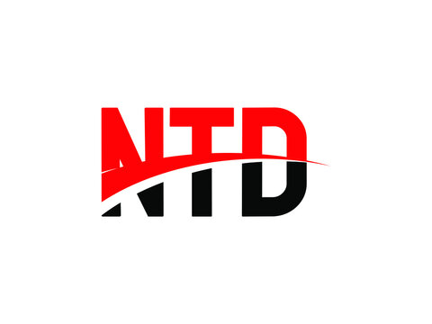 NTD Letter Initial Logo Design Vector Illustration