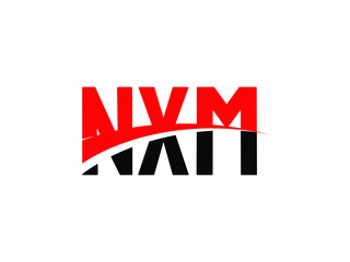 NXM Letter Initial Logo Design Vector Illustration