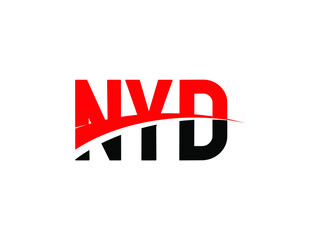 NYD Letter Initial Logo Design Vector Illustration