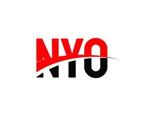 Obraz premium NYO Letter Initial Logo Design Vector Illustration