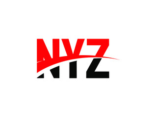NYZ Letter Initial Logo Design Vector Illustration